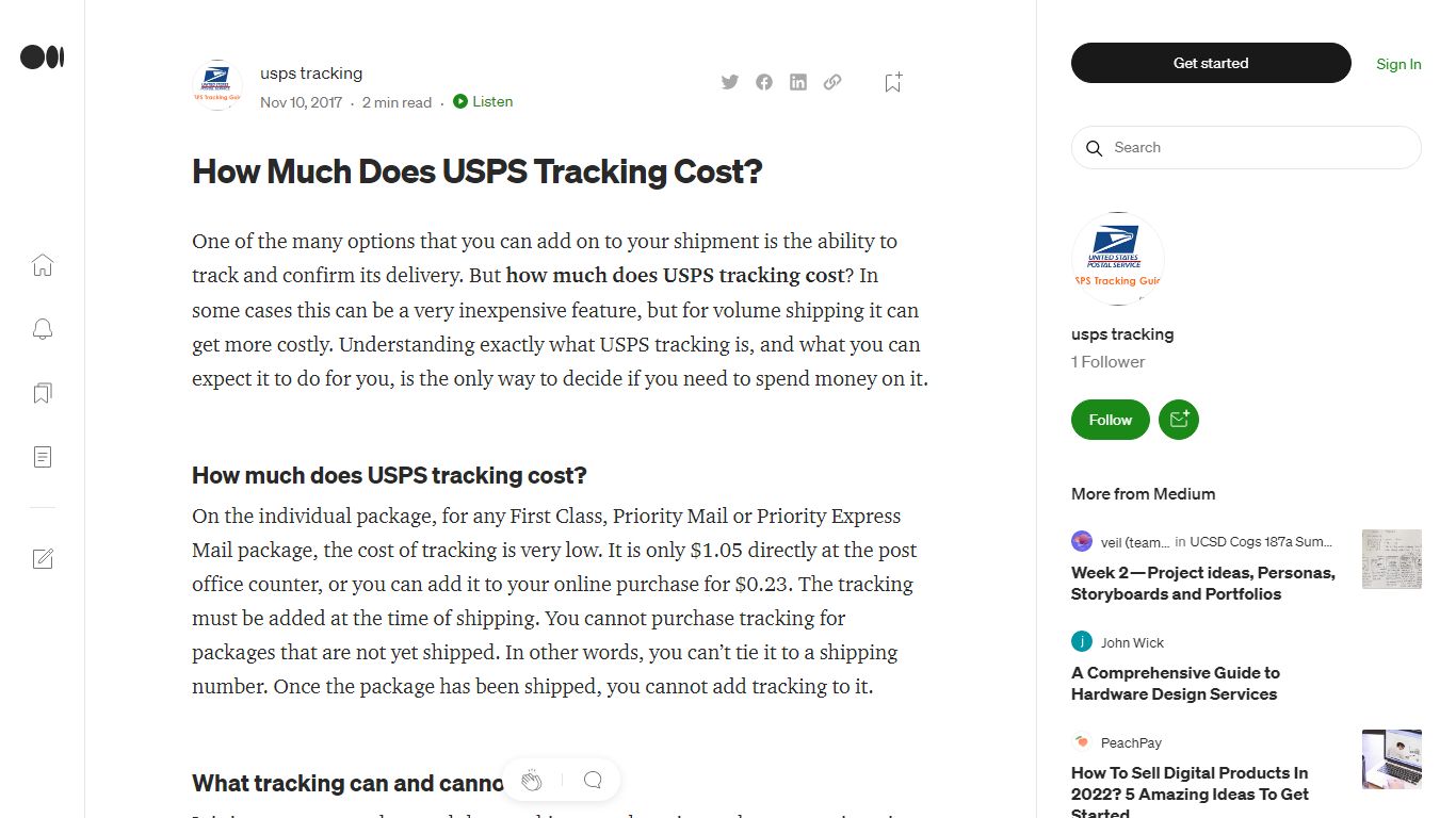 How Much Does USPS Tracking Cost? | by usps tracking | Medium